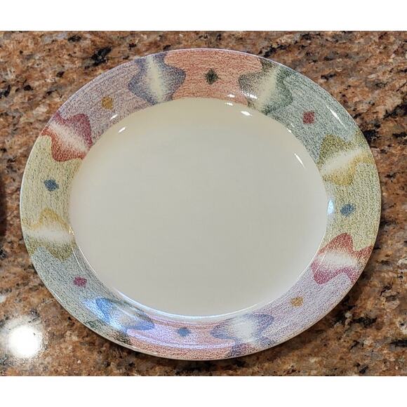 Vintage Corning Ware Corelle MIRAGE Southwest Pattern 7 1/4" Salad Plates (4) - Picture 7 of 16